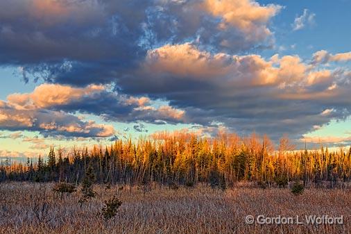Landscape At Sunset_02054.jpg - Photographed near Perth, Ontario, Canada.